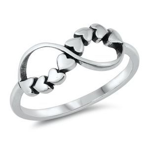 heart infinity ring available sz 4-9
